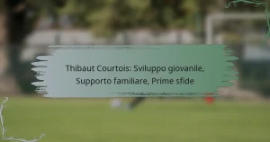 Thibaut Courtois: Sviluppo giovanile, Supporto familiare, Prime sfide
